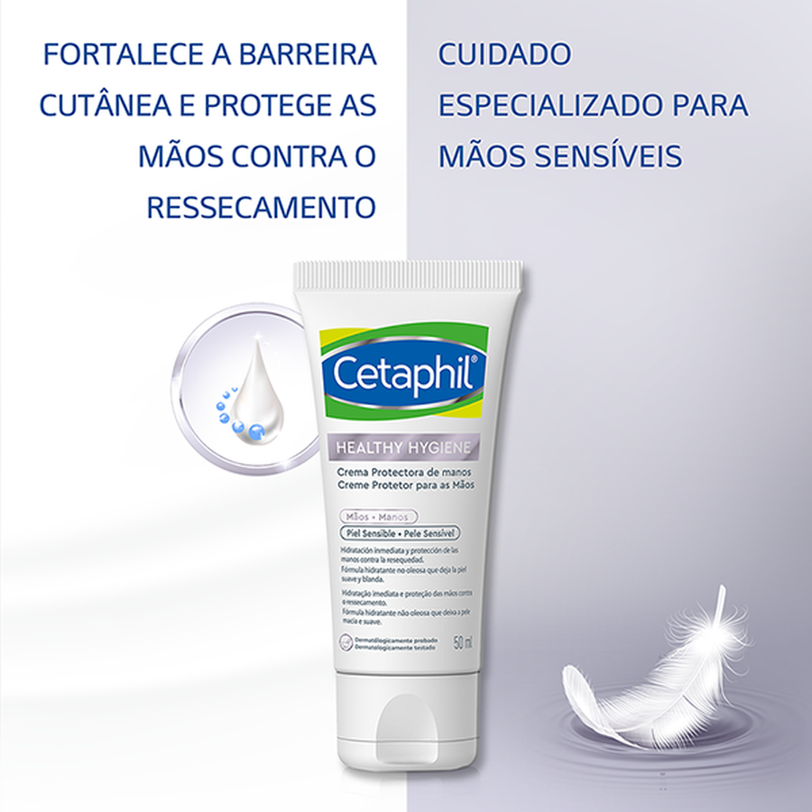 Creme Protetor para as Mãos Cetaphil Healthy Hygiene 50g - Image 3
