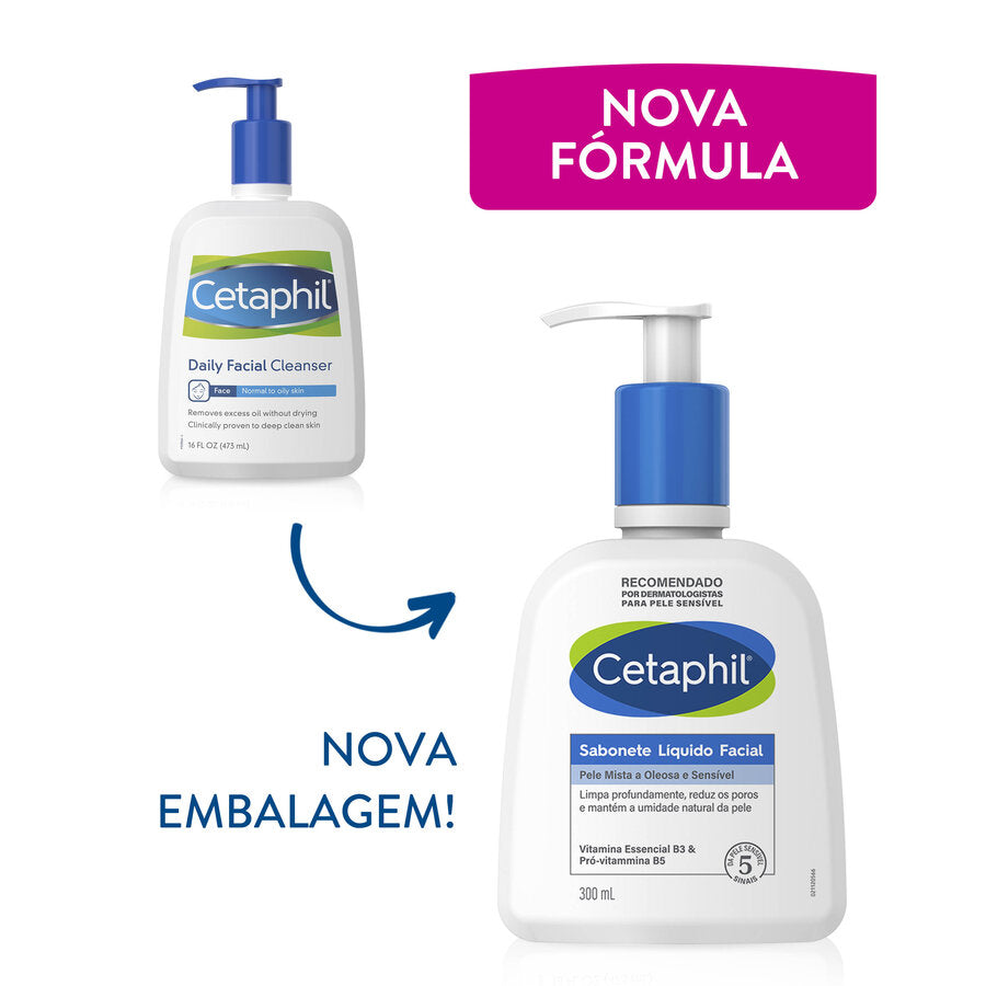 Sabonete Líquido Pele Mista e Oleosa Cetaphil 300ml - Image 6
