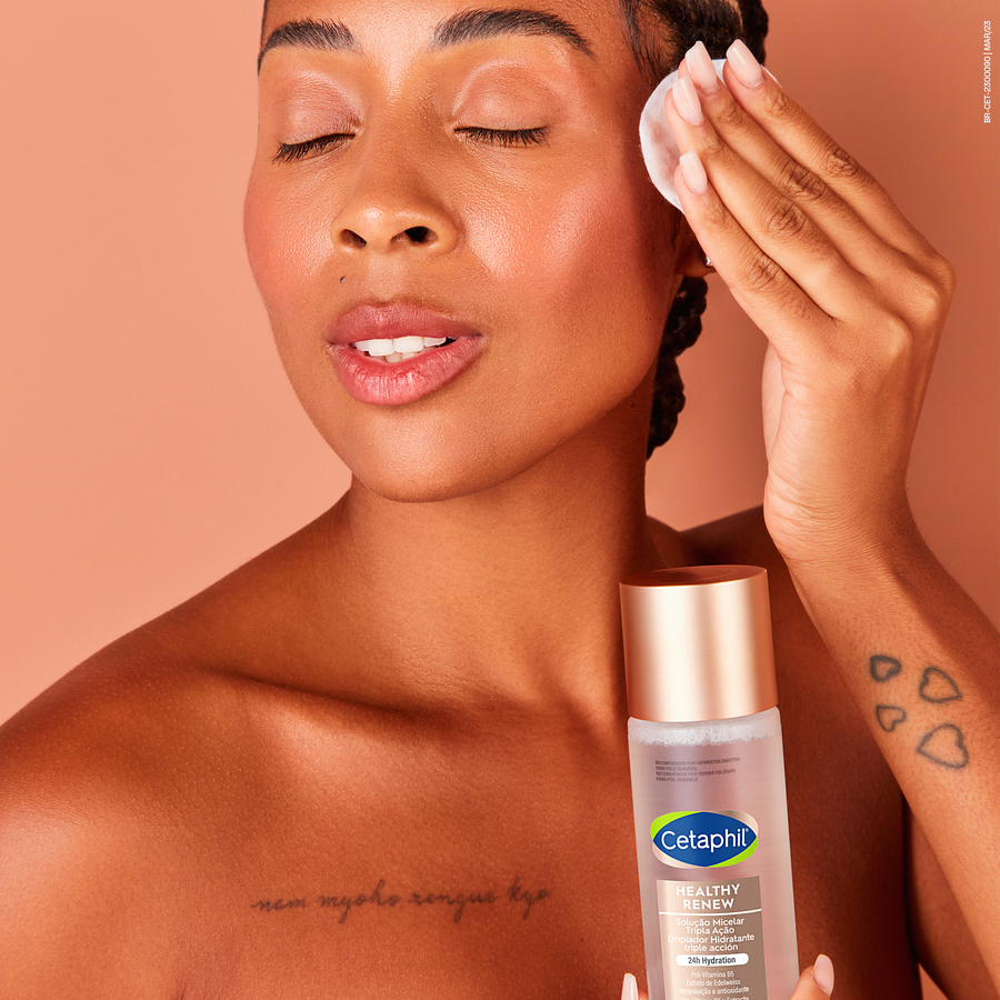 Solução Micelar Hidratante Tripla Ação Cetaphil Healthy Renew 160mL - Image 4