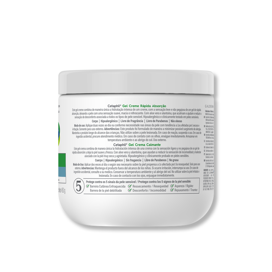 Gel Creme Rápida Absorção Cetaphil 453g - Image 2